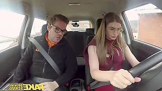 Faux Driving college super-sexy Russian teacher creampied
